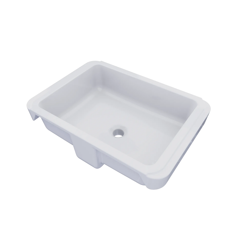 TOTO Lavabo Bajocubierta Rectangular 45 cm - Blanco