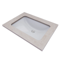 TOTO Lavabo Bajocubierta Rectangular 50 cm (LT1575G) - Blanco