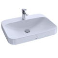 TOTO Arvina Lavabo de Sobreponer Rectangular 60 cm (LT416G) - Blanco