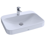 TOTO Arvina Lavabo de Sobreponer Rectangular 60 cm (LT416G) - Blanco