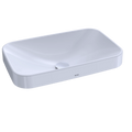 TOTO Arvina Lavabo de Sobreponer Rectangular 60 cm - Blanco