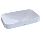 TOTO Arvina Lavabo de Sobreponer Rectangular 60 cm - Blanco
