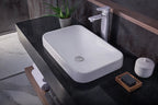 TOTO Arvina Lavabo de Sobreponer Rectangular 60 cm - Blanco