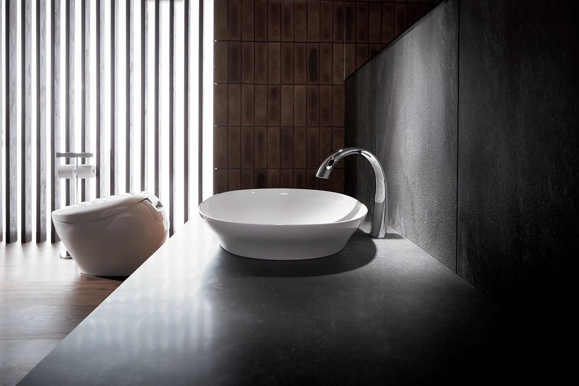 TOTO Kiwami Lavabo de Sobreponer Ovalado 60 cm
