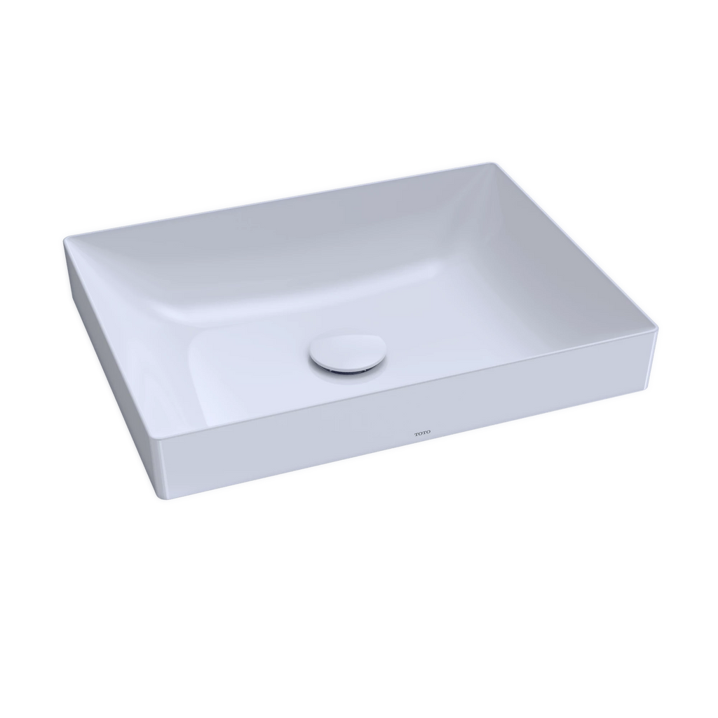 TOTO Kiwami Lavabo de Sobreponer Rectangular 50 cm - Blanco