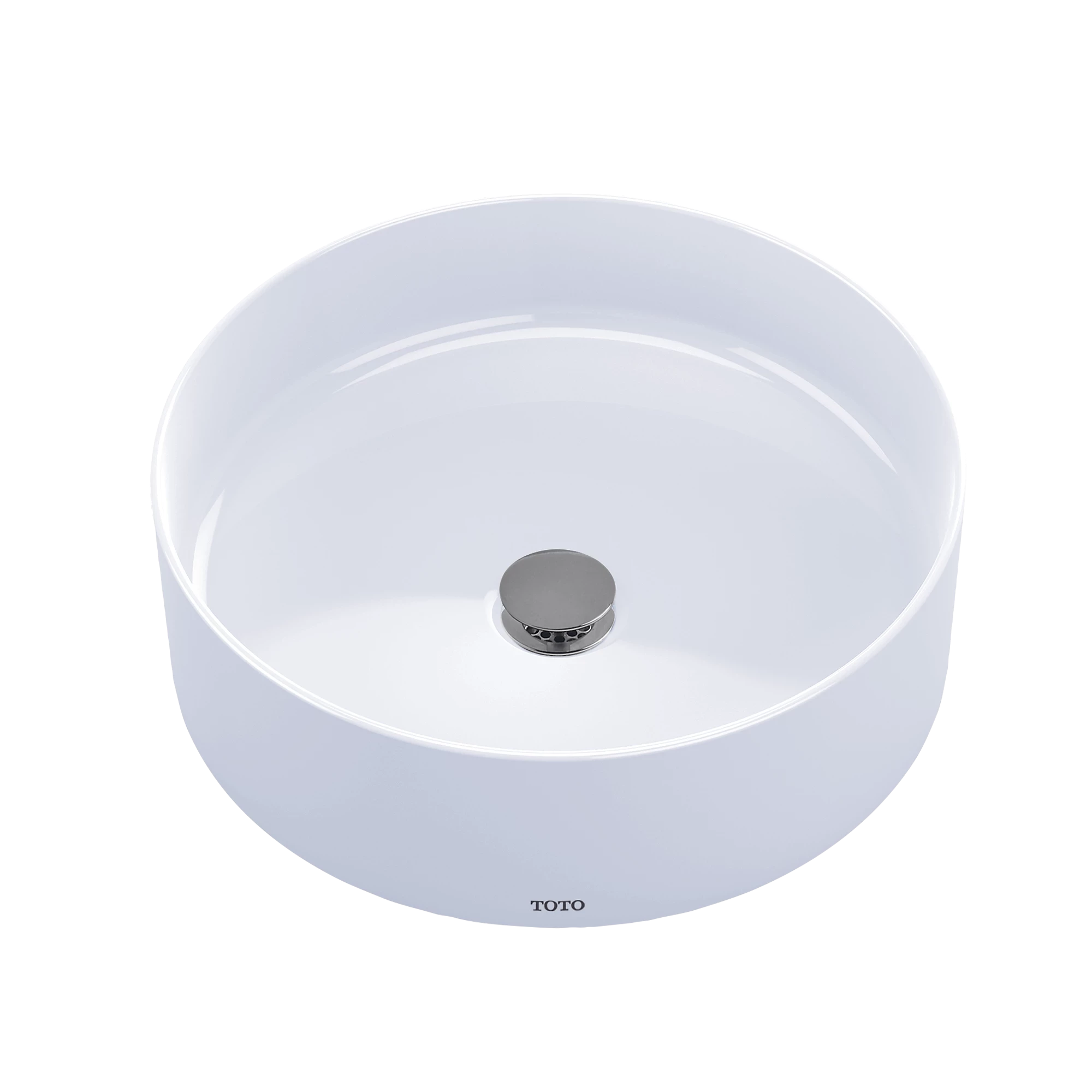TOTO Arvina Lavabo de Sobreponer Redondo 42 cm - Blanco