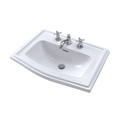 TOTO Clayton Lavabo de Sobrecubierta - Blanco