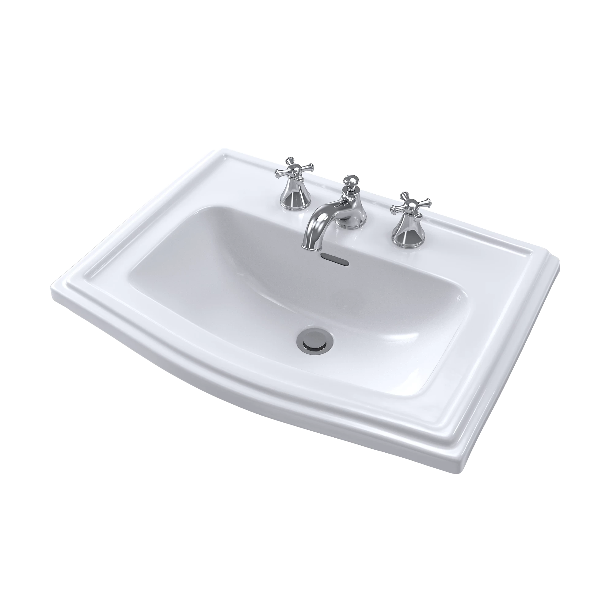 TOTO Clayton Lavabo de Sobrecubierta - Blanco