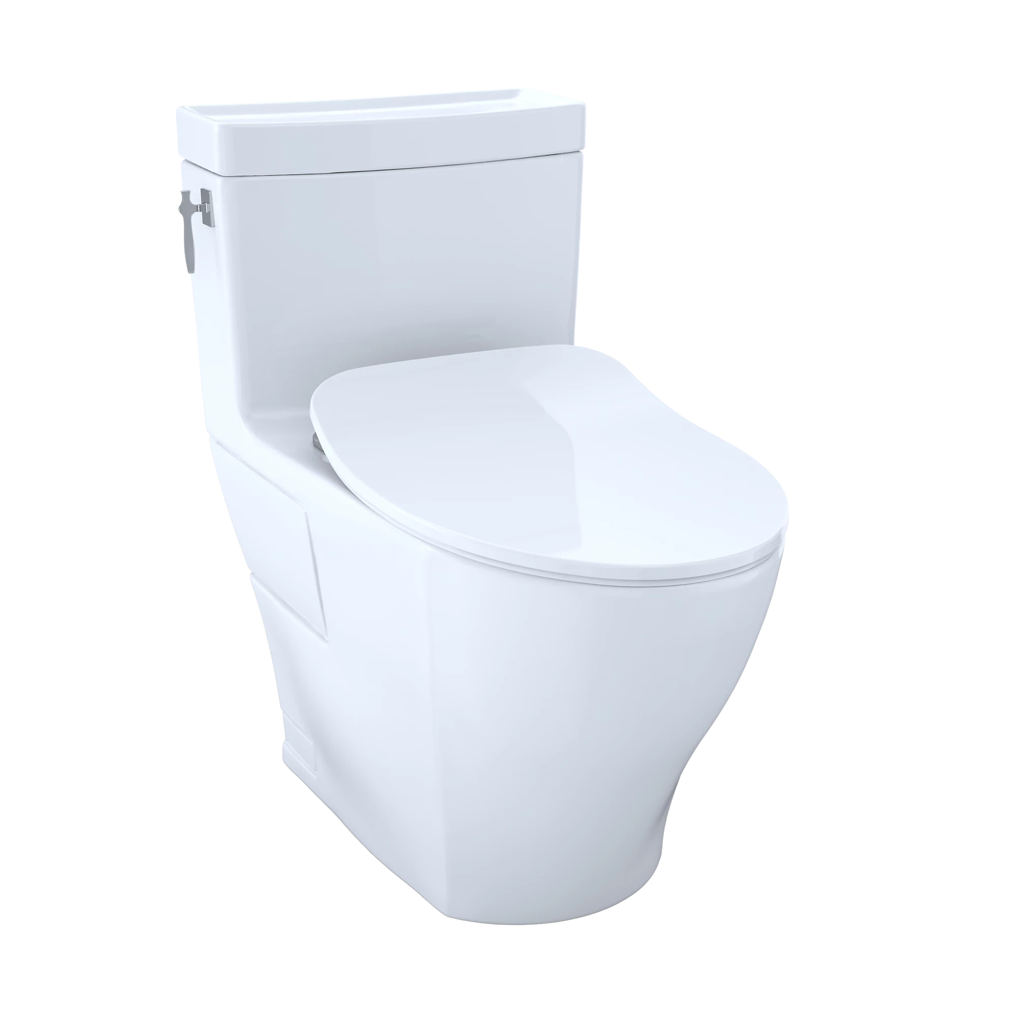 TOTO Aimes Inodoro de Una Pieza — Conexión WASHLET+ · Asiento Slim - Blanco