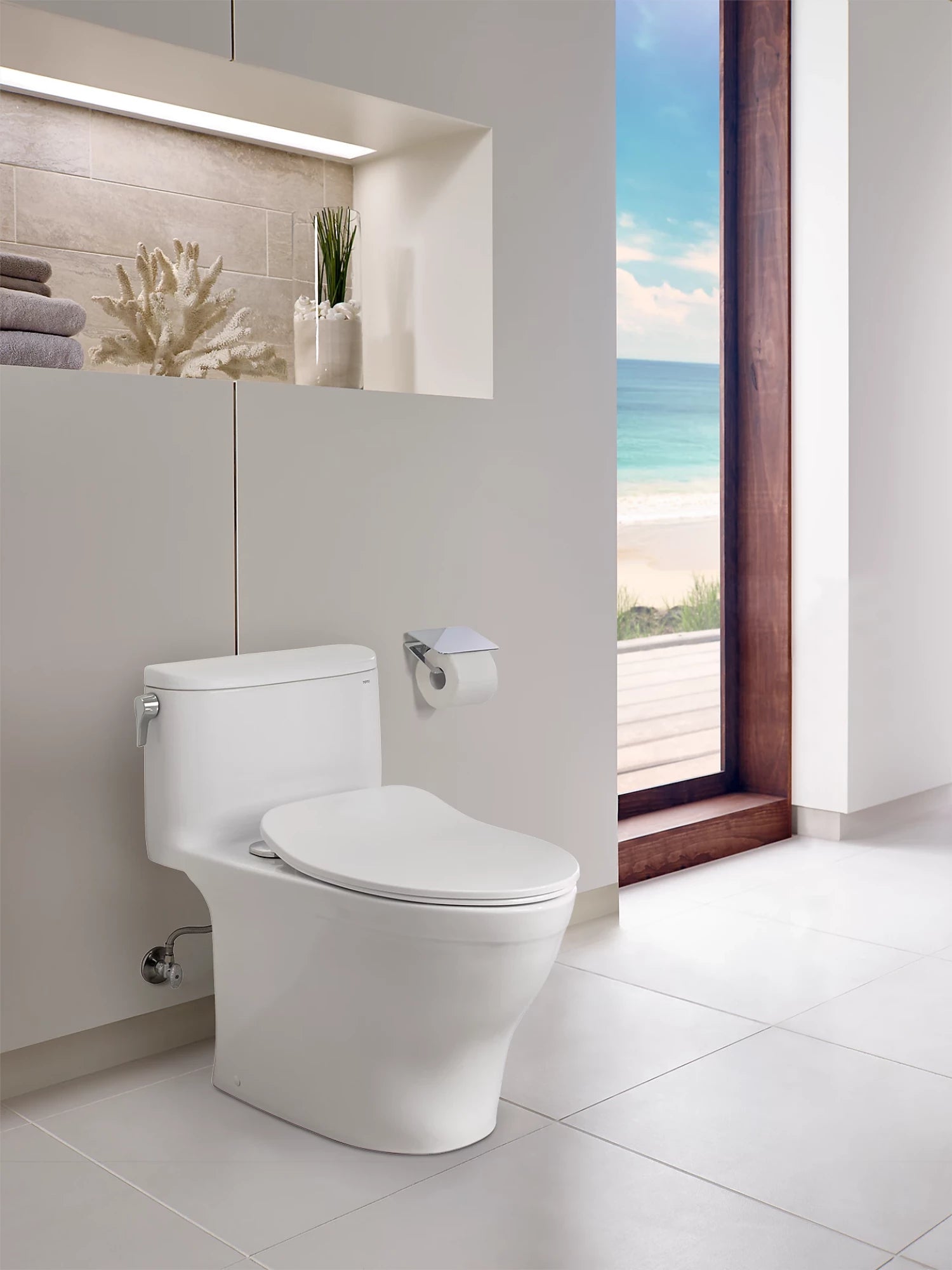TOTO Nexus II Inodoro de Una Pieza · Asiento Slim