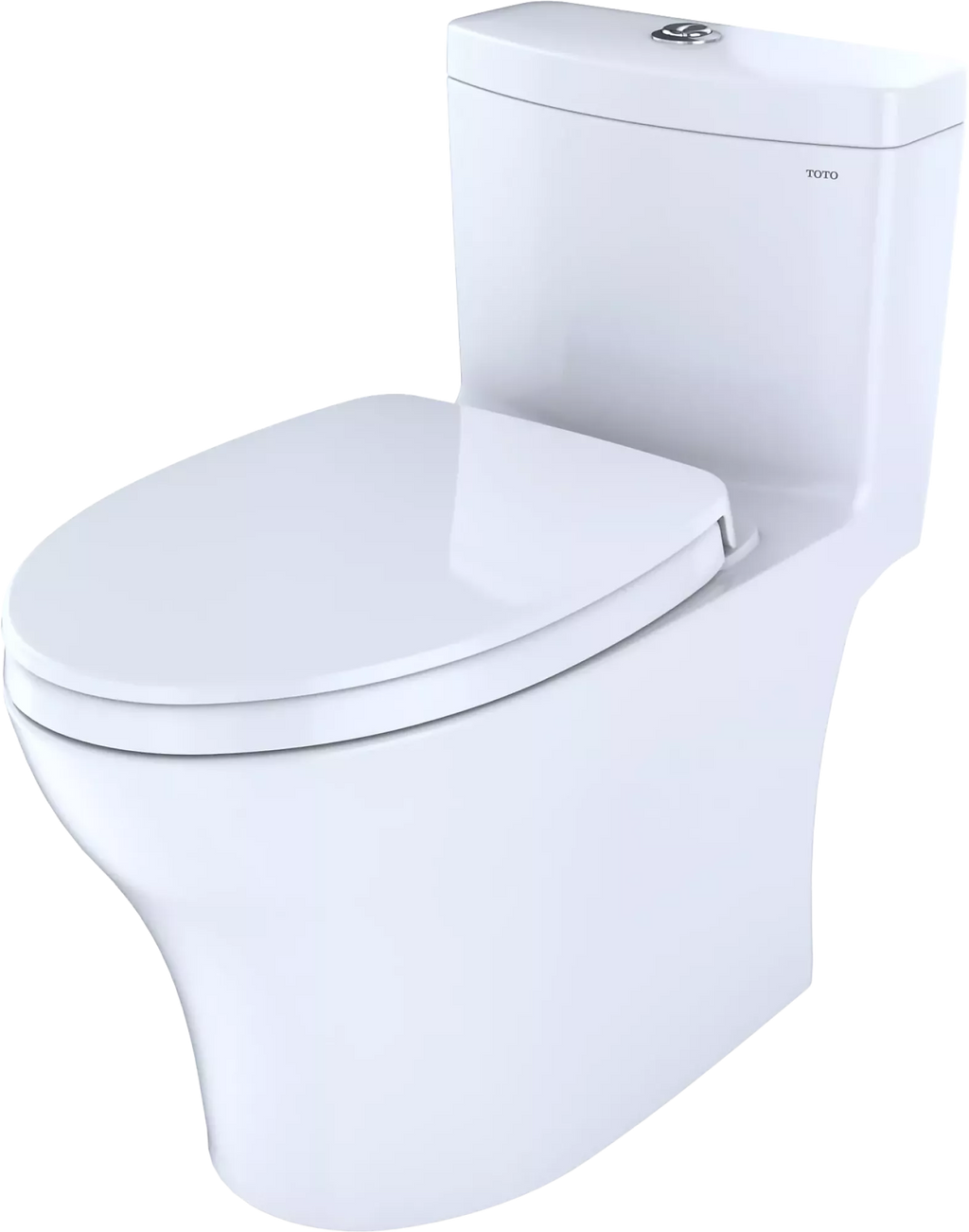 TOTO Aquia® IV Inodoro de Una Pieza — Conexión WASHLET+ · Altura Universal - Blanco
