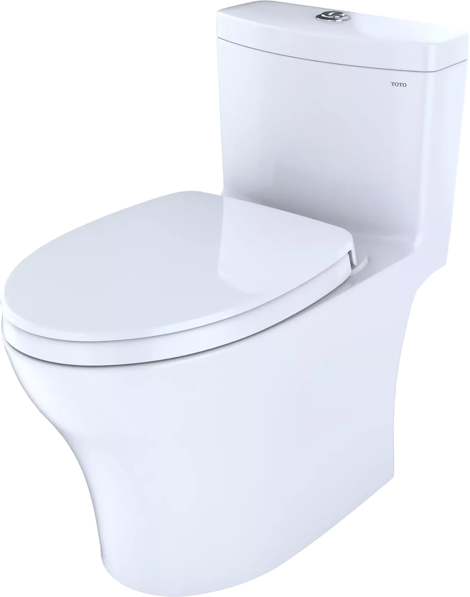 TOTO Aquia® IV Inodoro de Una Pieza — Conexión WASHLET+ · Altura Universal - Blanco