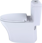TOTO Aquia® IV Inodoro de Una Pieza — Conexión WASHLET+ · Altura Universal