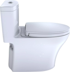 TOTO Aquia® IV Inodoro de Una Pieza — Conexión WASHLET+ · Altura Universal - Hueso
