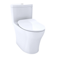 TOTO Aquia® IV Inodoro de Una Pieza — Conexión WASHLET+ · Altura Universal · Asiento Slim - Blanco