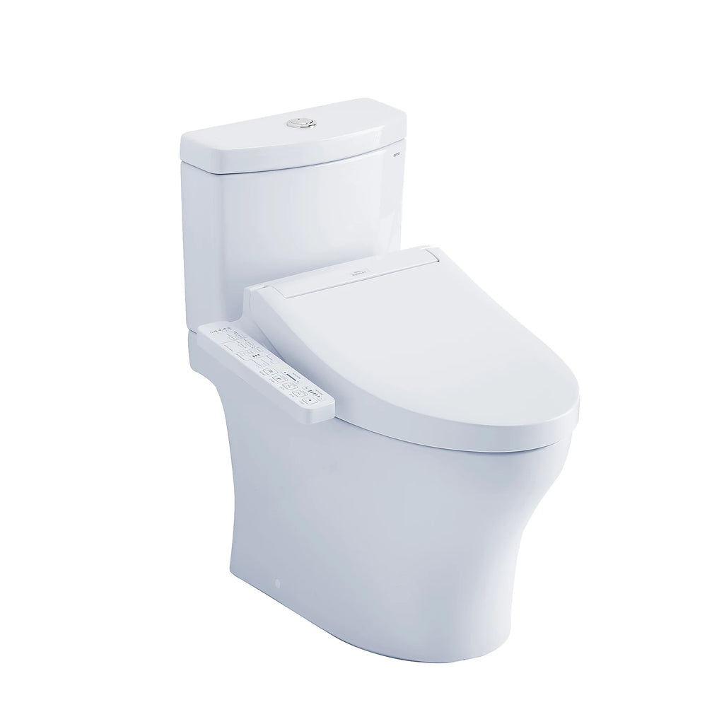 TOTO Aquia® IV Inodoro de Dos Piezas con WASHLET®+ S2 - Blanco