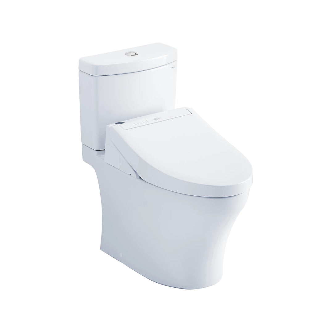 TOTO Aquia® IV Inodoro de Dos Piezas con WASHLET®+ S2 - Blanco