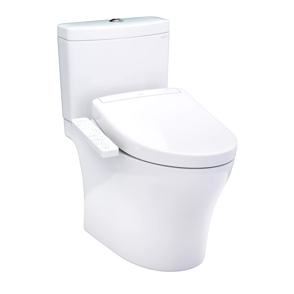 TOTO Aquia® IV Inodoro de Dos Piezas con WASHLET®+ S2 · Altura Universal - Blanco