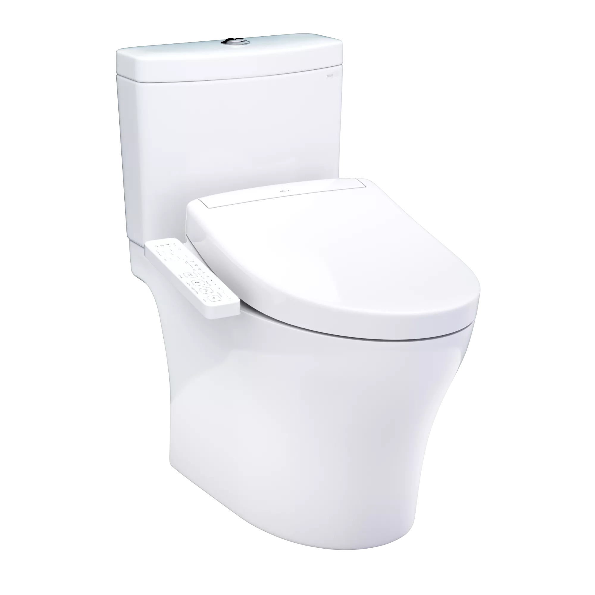 TOTO Aquia® IV Inodoro de Dos Piezas con WASHLET®+ S2 · Altura Universal - Blanco
