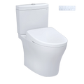 TOTO Aquia® IV Inodoro de Dos Piezas con WASHLET®+ S7 - Blanco