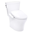 TOTO Aquia® IV Arc Inodoro de Dos Piezas con WASHLET®+ S2 · Altura Universal - Blanco