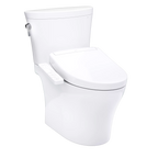 TOTO Aquia® IV Arc Inodoro de Dos Piezas con WASHLET®+ S2 · Altura Universal - Blanco