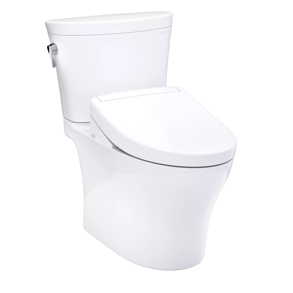 TOTO Aquia® IV Arc Inodoro de Dos Piezas con WASHLET®+ S5 · Altura Universal - Blanco