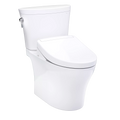 TOTO Aquia® IV Arc Inodoro de Dos Piezas con WASHLET®+ S5 · Altura Universal - Blanco