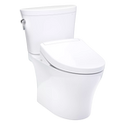 TOTO Aquia® IV Arc Inodoro de Dos Piezas con WASHLET®+ S5 · Altura Universal - Blanco