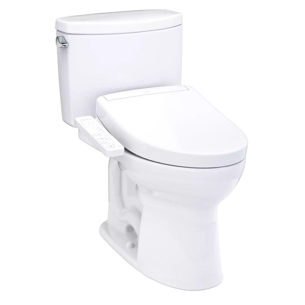 TOTO Drake II Inodoro de Dos Piezas con WASHLET®+ S2 - Blanco