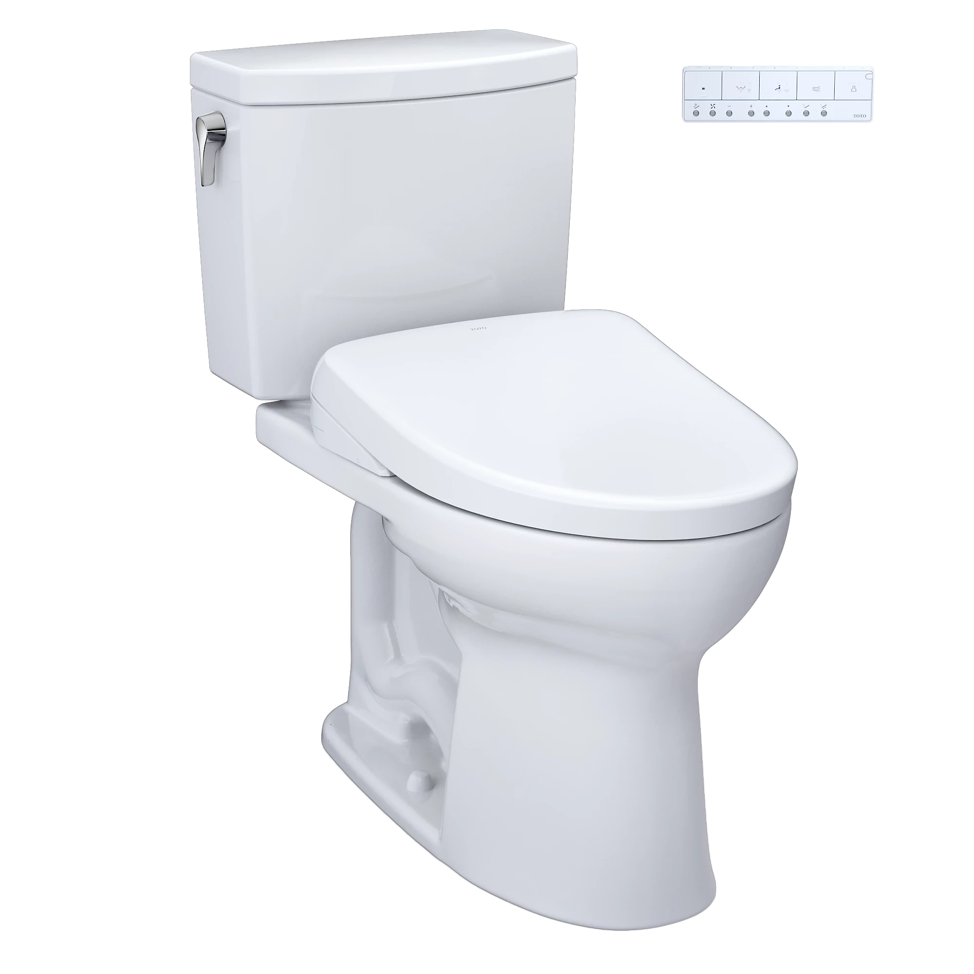 TOTO Drake II Inodoro de Dos Piezas con WASHLET®+ S7 - Blanco