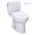 TOTO Drake II Inodoro de Dos Piezas con WASHLET®+ S7A - Blanco