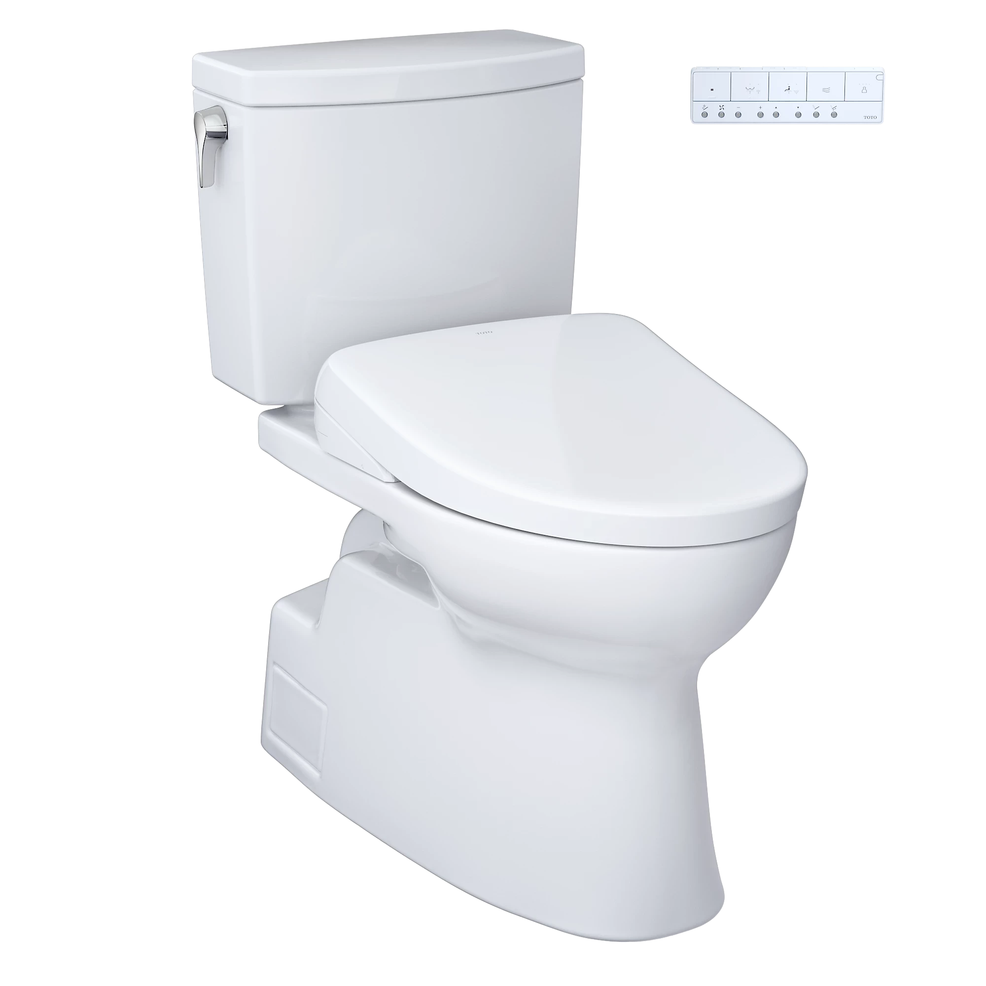 TOTO Vespin II Inodoro de Dos Piezas con WASHLET®+ S7 - Blanco
