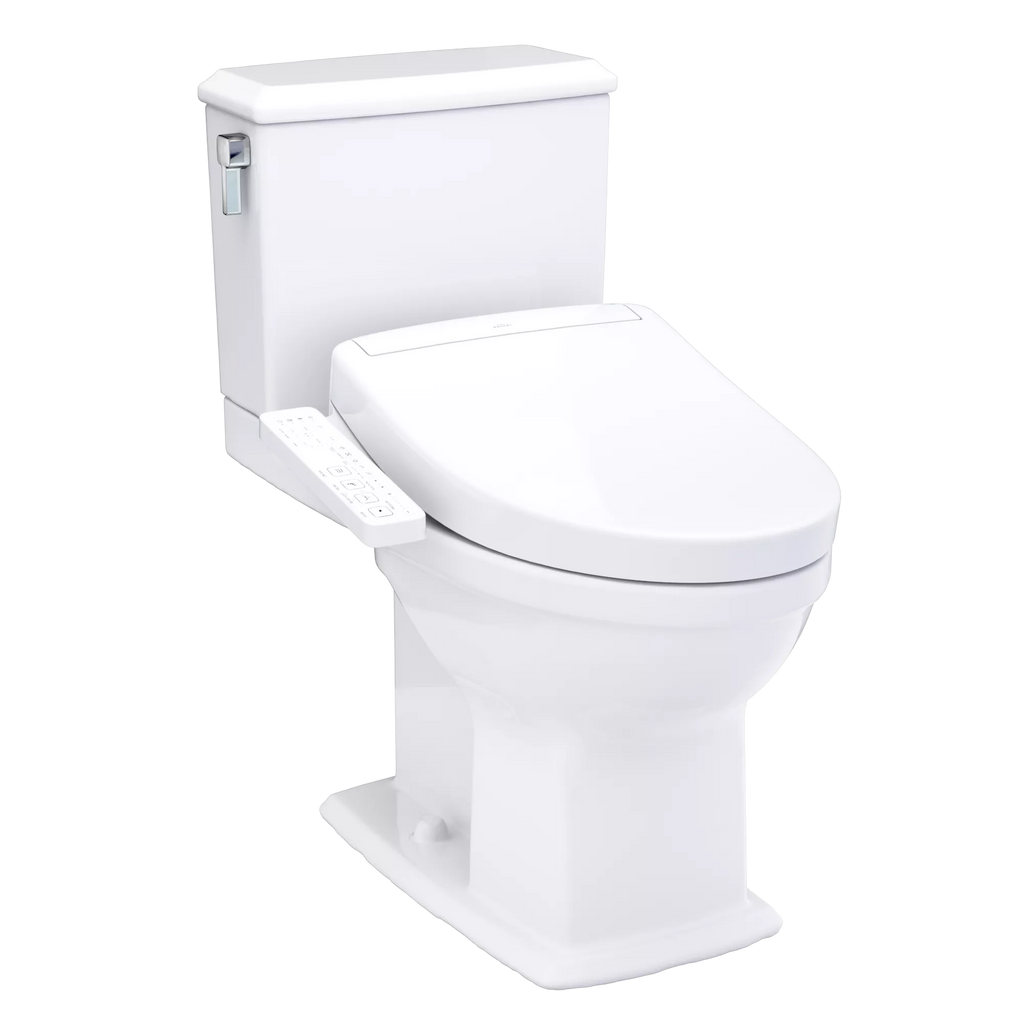 TOTO Connelly Inodoro de Dos Piezas con WASHLET®+ S2 - Blanco