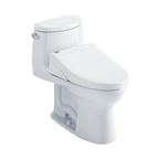 TOTO UltraMax II Inodoro de Una Pieza con WASHLET®+ S7A (MW6044736CEFGA) - Blanco
