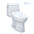 TOTO UltraMax II Inodoro de Una Pieza con WASHLET®+ S7A (MW6044736CEFGA) - Blanco