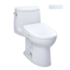 TOTO UltraMax II Inodoro de Una Pieza con WASHLET®+ S7A (MW6044736CEFGA) - Blanco
