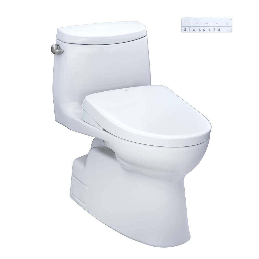 TOTO Carlyle II Inodoro de Una Pieza (MW6144726CEFGA) - Blanco