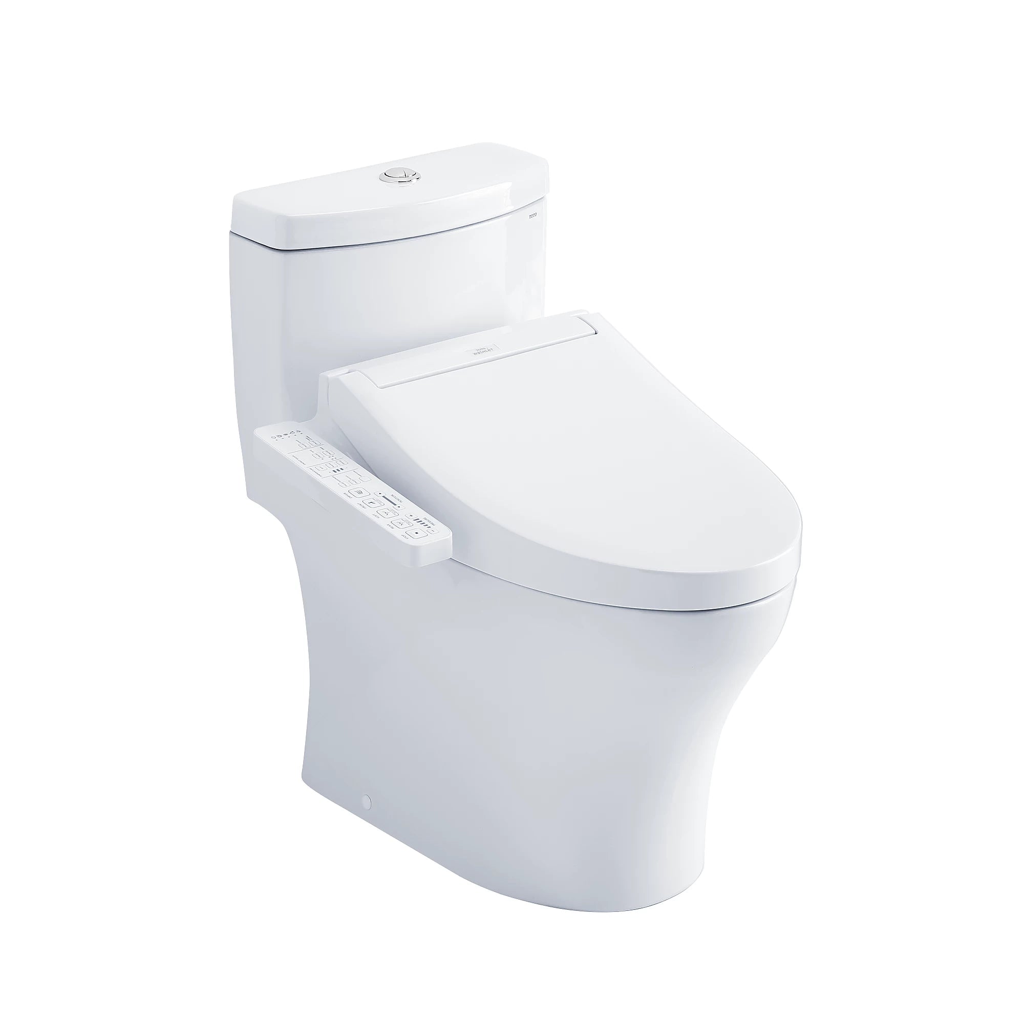 TOTO Aquia® IV Inodoro de Una Pieza con WASHLET®+ S7A · Altura Universal - Blanco