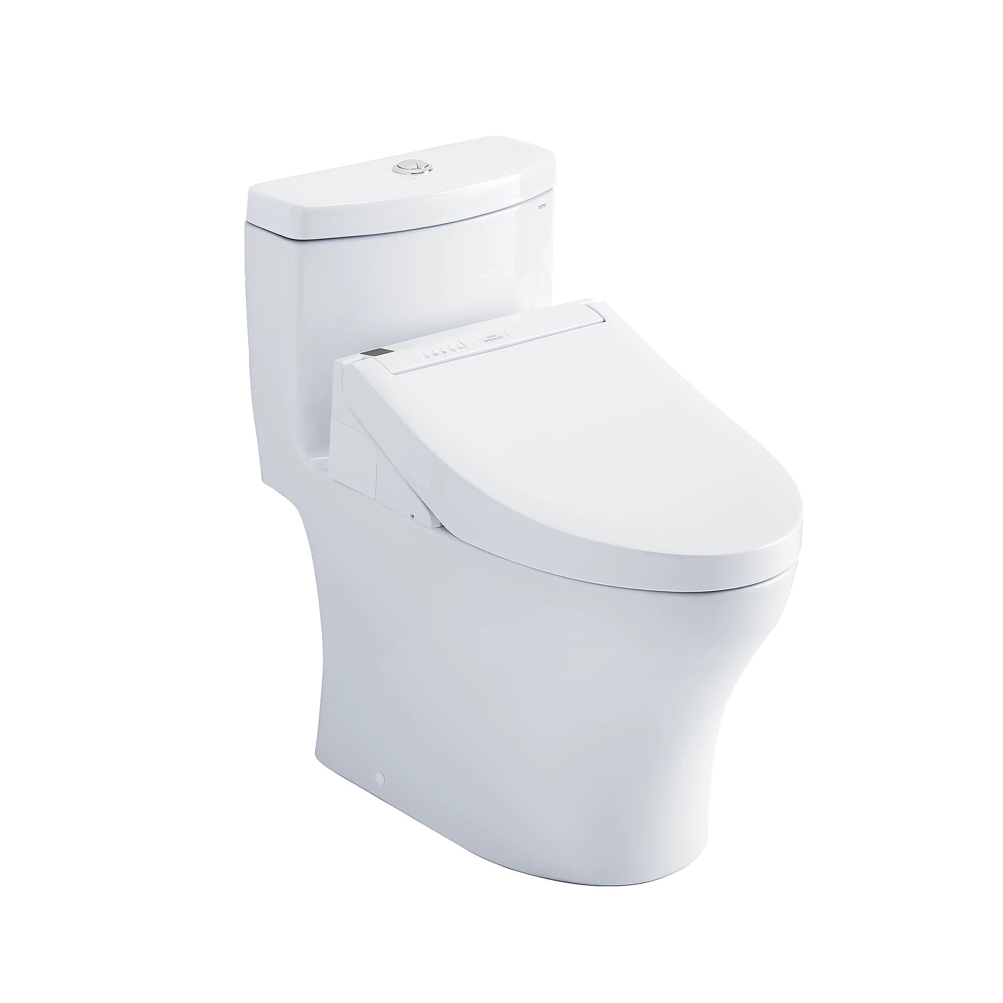 TOTO Aquia® IV Inodoro de Una Pieza con WASHLET®+ S5 · Altura Universal - Blanco