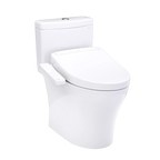 TOTO Aquia® IV Inodoro de Una Pieza con WASHLET®+ S2 · Altura Universal - Blanco