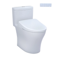 TOTO Aquia® IV Inodoro de Una Pieza con WASHLET®+ S7 · Altura Universal - Blanco