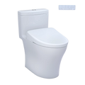 TOTO Aquia® IV Inodoro de Una Pieza con WASHLET®+ S7A · Altura Universal - Blanco