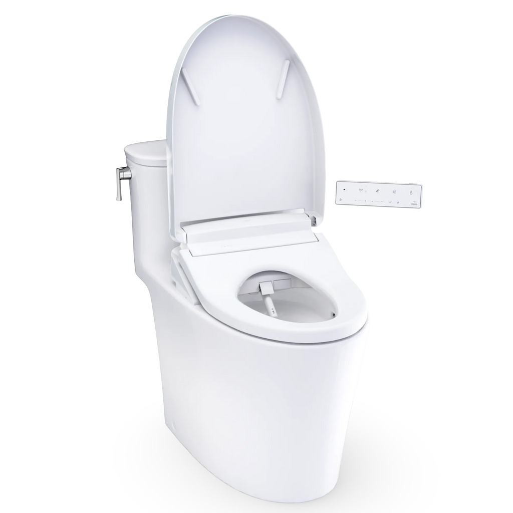 TOTO Aurora 1G Inodoro de Una Pieza (MW6863446CUFG) - Blanco