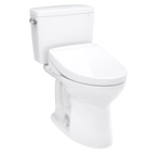 TOTO Drake Inodoro de Dos Piezas con WASHLET®+ S5 · Altura Universal - Blanco