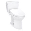 TOTO Drake Inodoro de Dos Piezas con WASHLET®+ S5 (MW7763446CSG) - Blanco