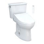 TOTO Drake Transitional Inodoro de Dos Piezas con WASHLET®+ S5 · Altura Universal - Blanco