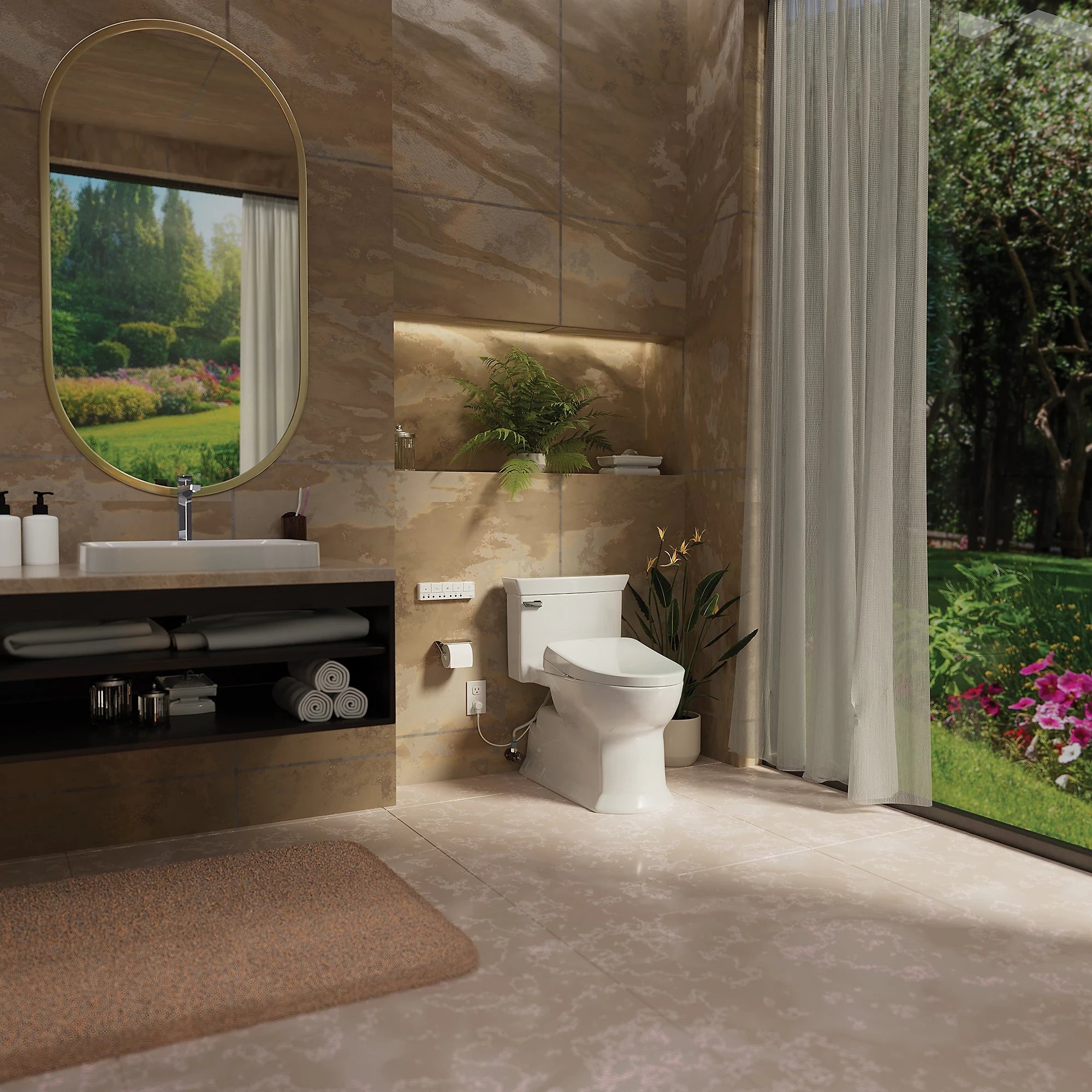 TOTO Soirée Inodoro de Una Pieza con WASHLET®+ S7 - Blanco