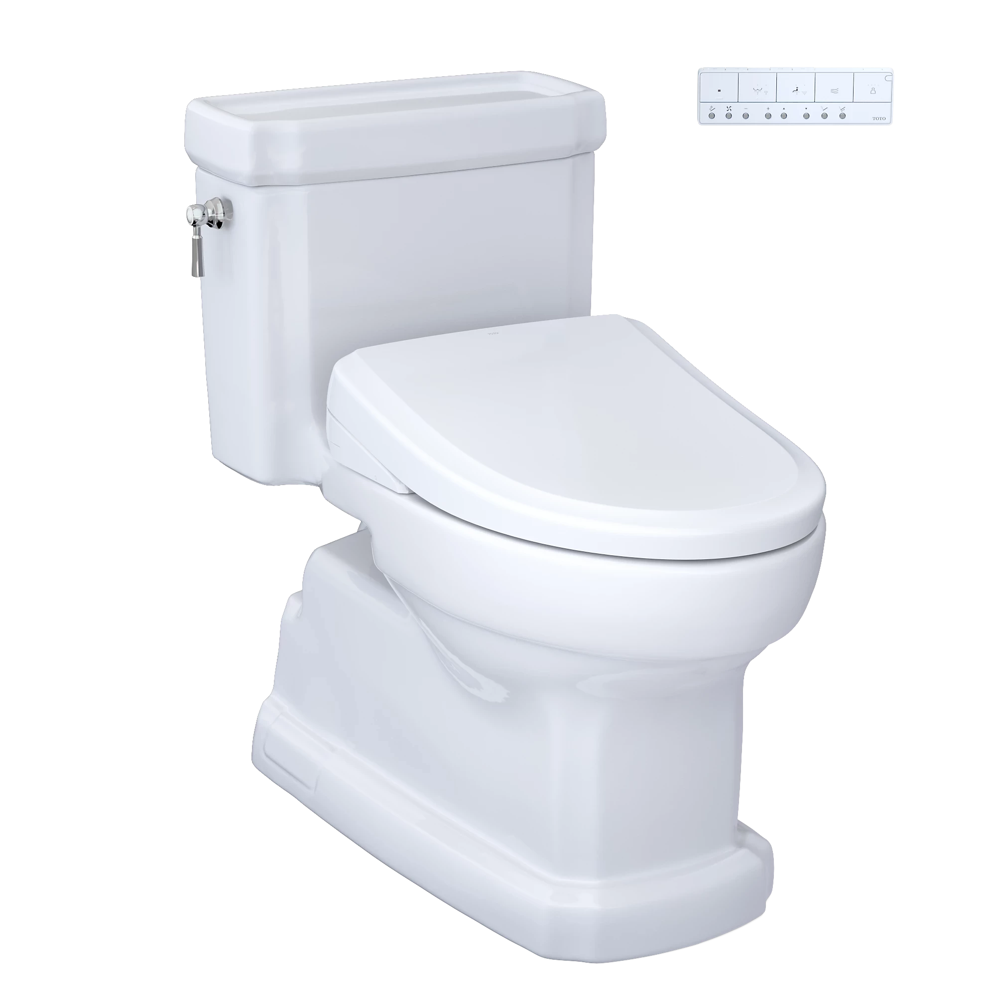 TOTO Guinevere Inodoro de Una Pieza con WASHLET®+ S7 - Blanco