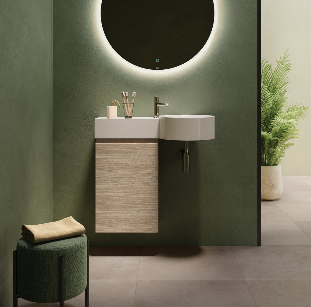 Barclay RAK Petit — Lavabo de Pared Redondo de Fireclay — imagen 9